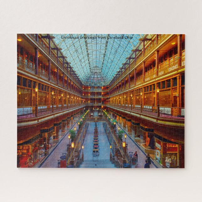 Rompecabezas de Cleveland Ohio Jigsaw (Horizontal)