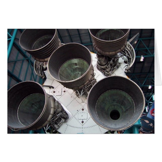 Rompecabezas de cohete Satern V (Anverso (Horizontal))