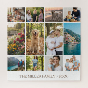 Rompecabezas de Colage de Fotos Familiares Persona