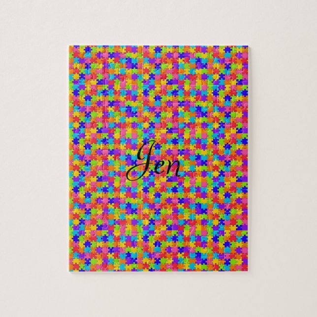 Rompecabezas de color rompecabezas rompecabezas (Vertical)