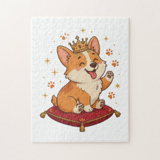 Rompecabezas de Corgi Regalo para Amantes del Rey