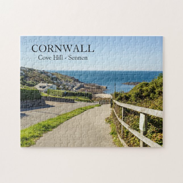 Rompecabezas de Cove Hill Sennen Cornualles Inglat (Horizontal)
