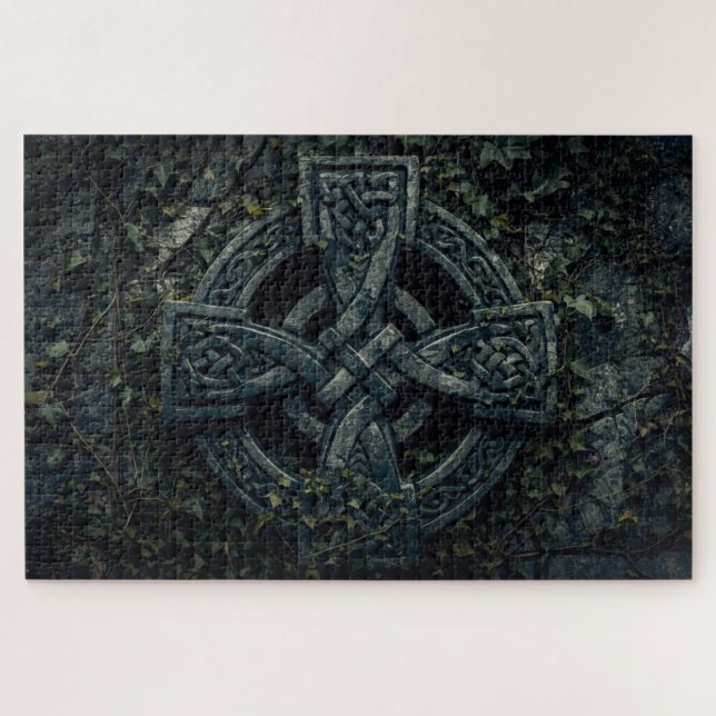 Rompecabezas de Cruz de Nudo Celta (Horizontal)