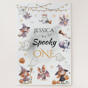 Rompecabezas de cumpleaños de Halloween Spooky One