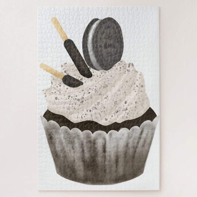 Rompecabezas de Cupcake Oreo Lindos  (Vertical)
