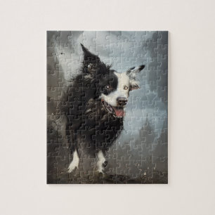 Rompecabezas de Cyborg Border Collie