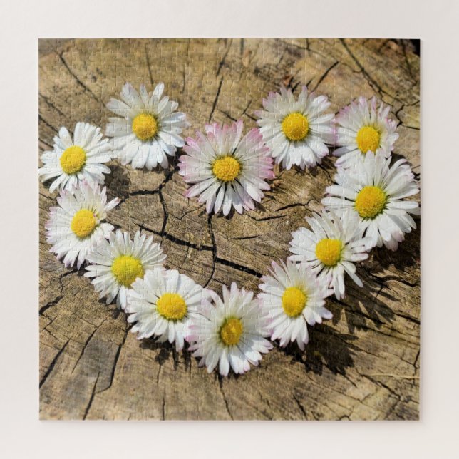Rompecabezas de Daisy Heart Jigsaw - Amor - Person (Vertical)