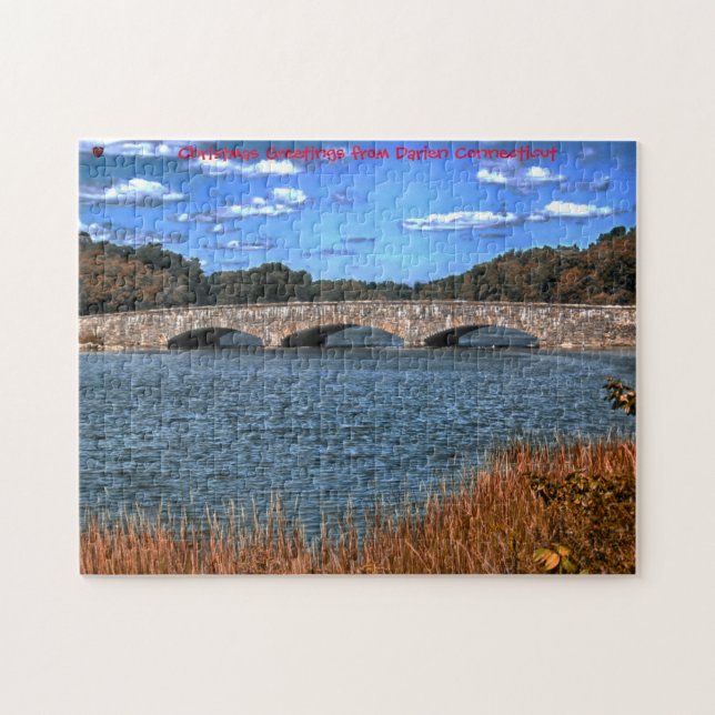 Rompecabezas de Darien Connecticut (Horizontal)
