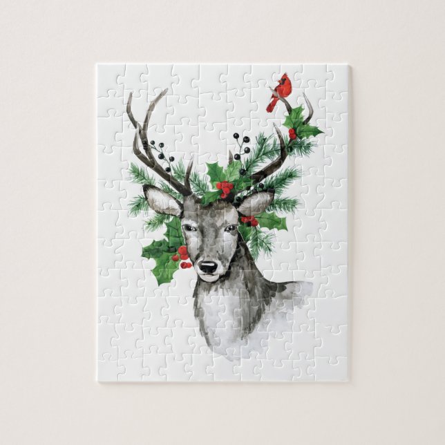 Rompecabezas de Deer Jigsaw (Vertical)