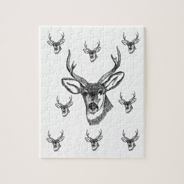Rompecabezas de Deer Jigsaw (Vertical)