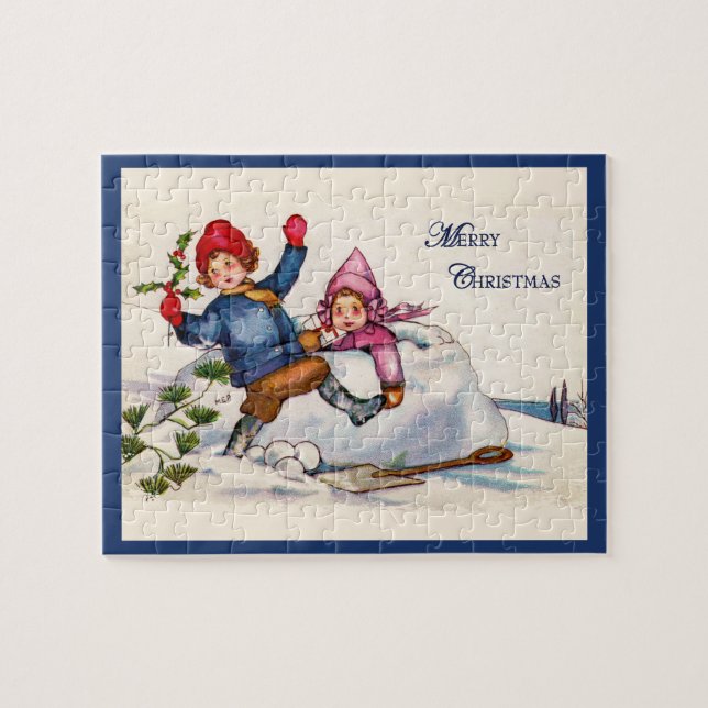 Rompecabezas de deseo navideño (Horizontal)