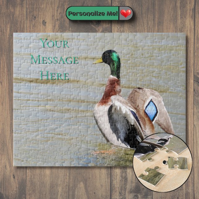 Rompecabezas de diamantes de pato real (Mallard Duck Diamond Jigsaw Puzzle)