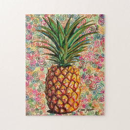 Rompecabezas de dibujo de piña