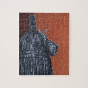 Rompecabezas de dibujo de Snack y Broom con caja d