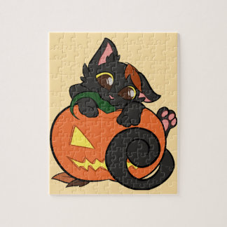 Rompecabezas de dibujos animados de gato