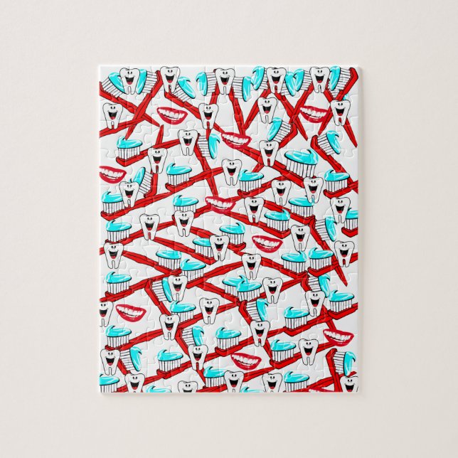 Rompecabezas de dientes de dientes (Vertical)