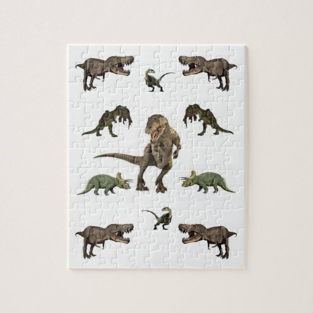 Rompecabezas de Dinosaur Jigsaw (Vertical)