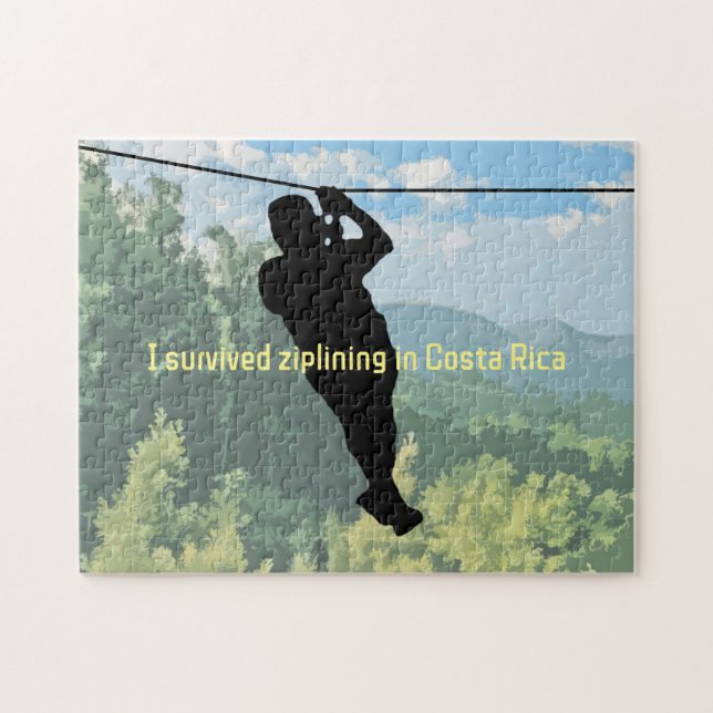 Rompecabezas de diseño de zipline (Horizontal)