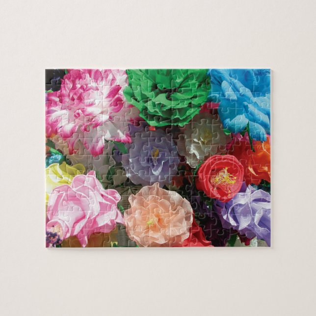 Rompecabezas de diseño floral (Horizontal)
