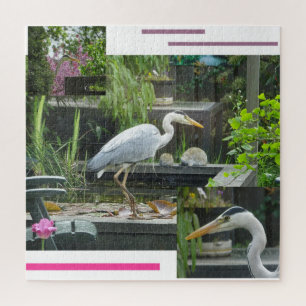 Rompecabezas de diseño: Garza Gris