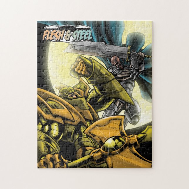 Rompecabezas de diseño V2 de carne y acero (Vertical)