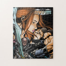 Rompecabezas de diseño V4 de carne y acero