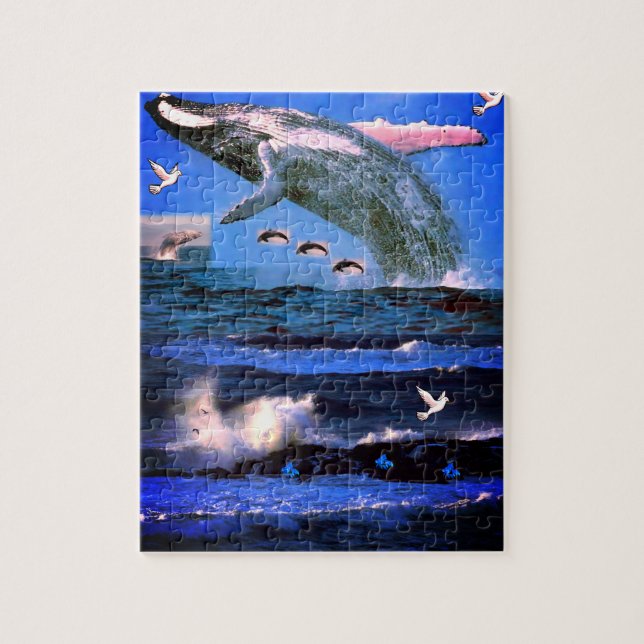 Rompecabezas de Dolphin Jigsaw (Vertical)