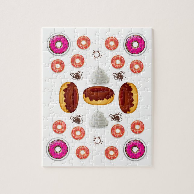 Rompecabezas de Donut Jigsaw (Vertical)