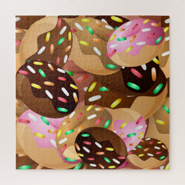 Rompecabezas de Donuts Jigsaw (Vertical)