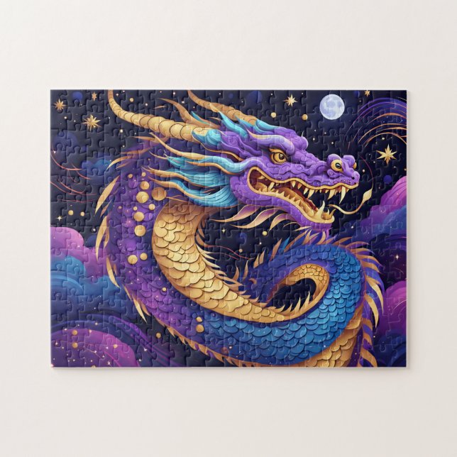 rompecabezas de dragón celestial (Horizontal)
