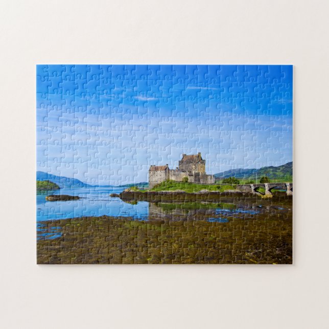 Rompecabezas de Eilean Donan Castle Jigsaw (Horizontal)