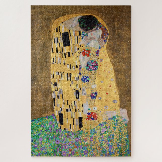 Rompecabezas de El beso de Gustav Klimt  (Vertical)
