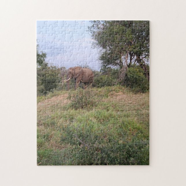 Rompecabezas de elefante (Vertical)