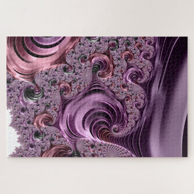 rompecabezas de encaje de lavanda (Horizontal)