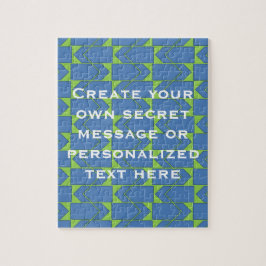 Rompecabezas de encargo del mensaje de la