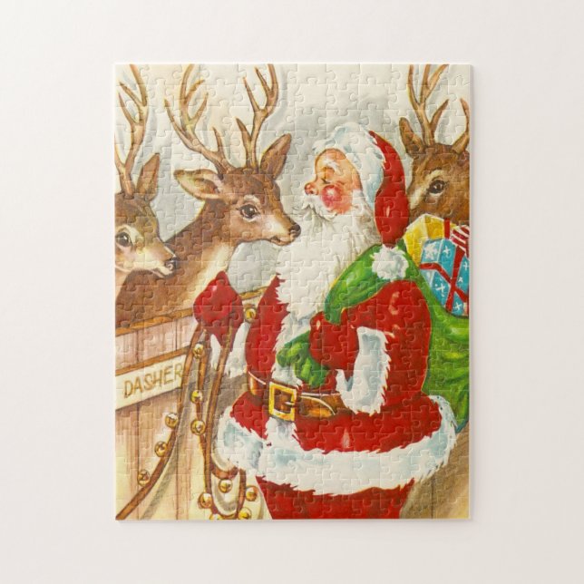 Rompecabezas de encargo del navidad (Vertical)