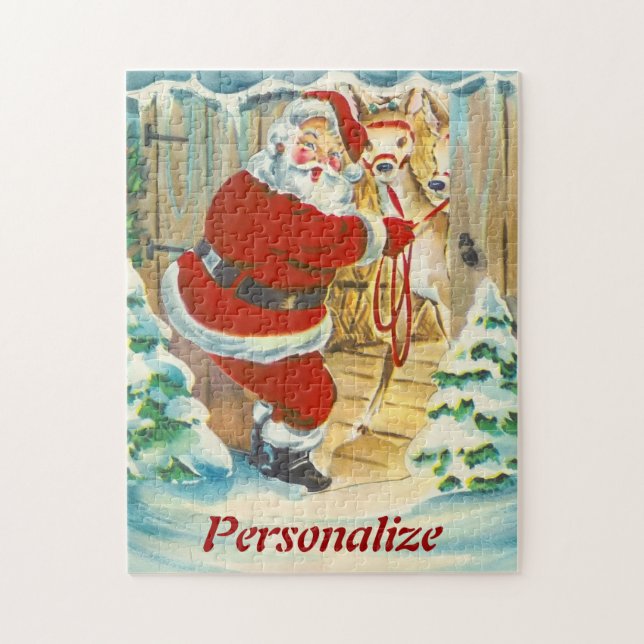 Rompecabezas de encargo del navidad (Vertical)