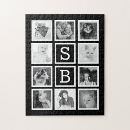 Rompecabezas de encargo grande con diez fotos e