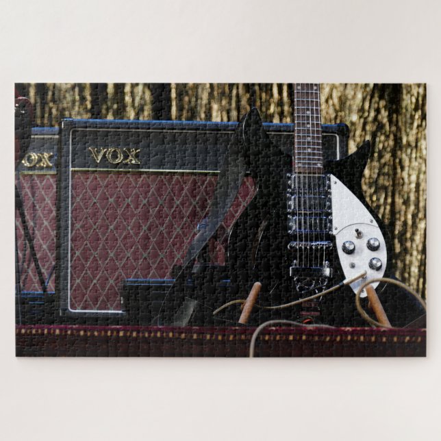 rompecabezas de equipos de guitarra (Horizontal)