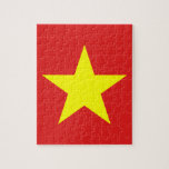 Rompecabezas de estrella amarilla de la bandera de<br><div class="desc">Bandera de Vietnam. Diseño en puzzle. Ropa,  accesorios,  productos de oficina,  productos para el hogar y más...  No olvides toda la colección.</div>