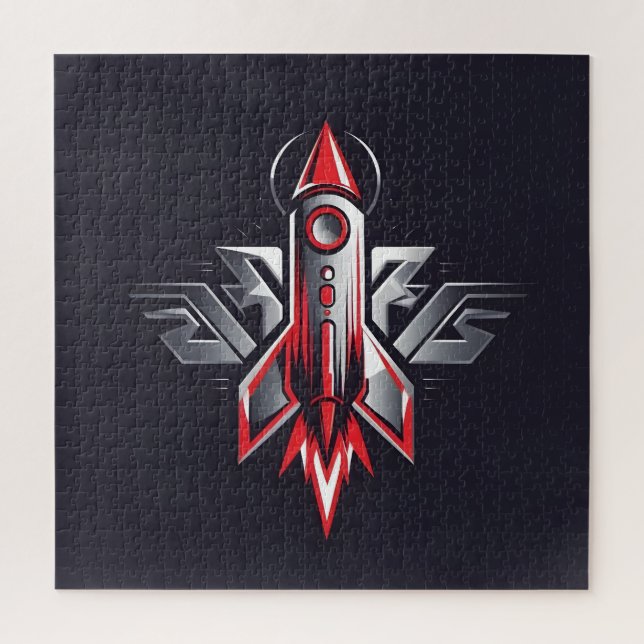 Rompecabezas de explosión de cohetes (Vertical)