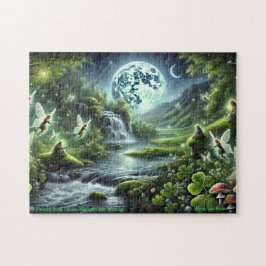 Rompecabezas de Fairy Glen, hadas etéreas escena i