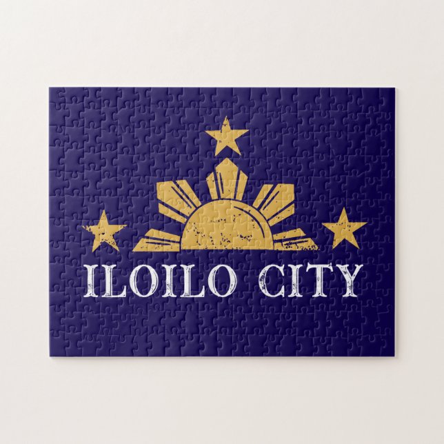 Rompecabezas de Filipinas en la ciudad de Iloilo - (Horizontal)