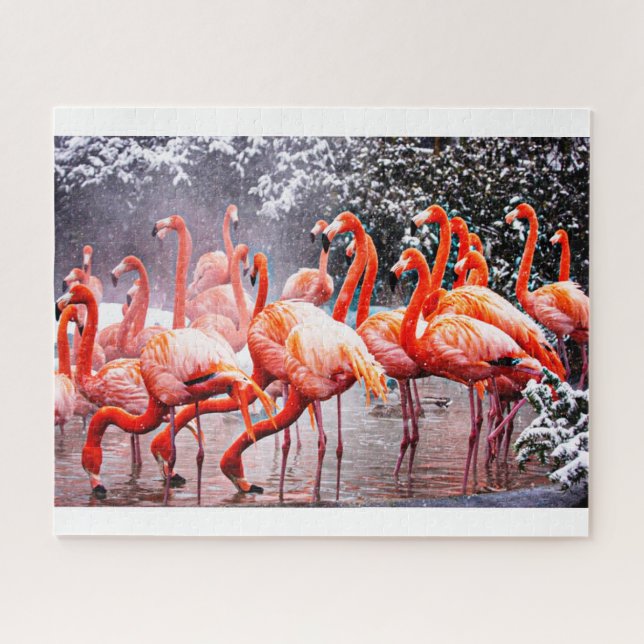 Rompecabezas de Flamingo (Horizontal)