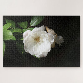 Rompecabezas de Flor Blanca Sencilla