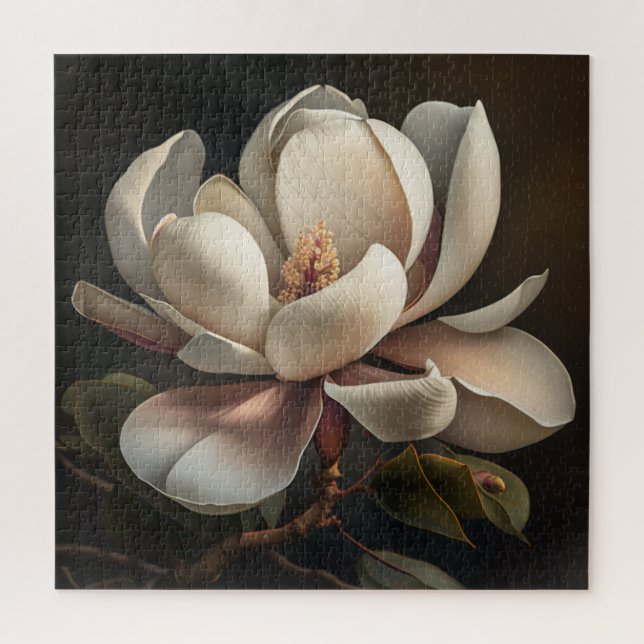 Rompecabezas de flor de Magnolia (Vertical)