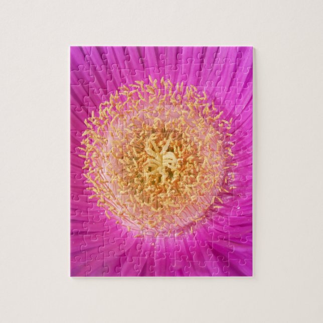 Rompecabezas de flor rosa (Vertical)