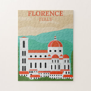 Rompecabezas de Florencia Italia Viaje Vintage