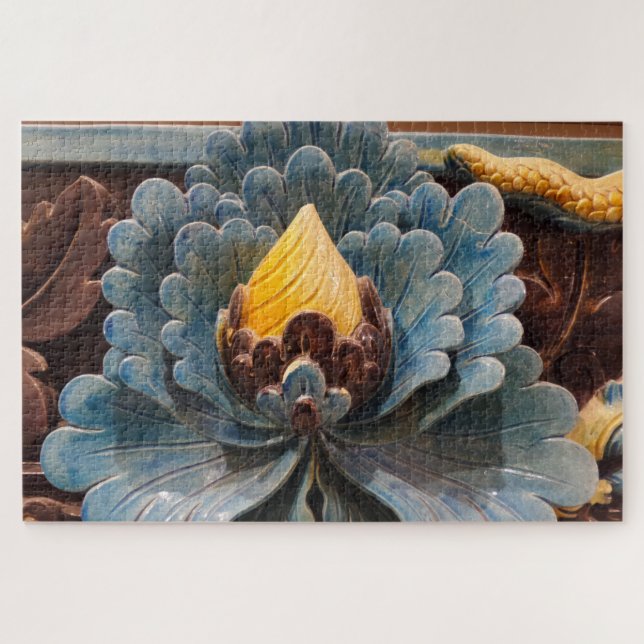 Rompecabezas de flores de Lotus (Horizontal)