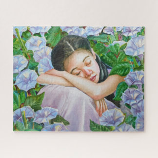 Rompecabezas de flores de luna